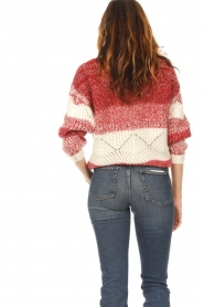 Berenice |  Knitted turtleneck sweater Appoline | red    | Picture 8