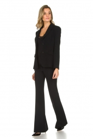 Atos Lombardini |  Classic flared trousers Solange | black  | Picture 2