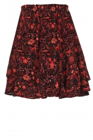  Floral skirt Jaden | red