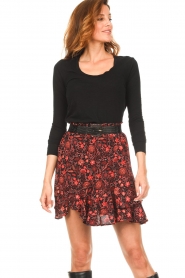 Berenice |  Floral skirt Jaden | red  | Picture 4