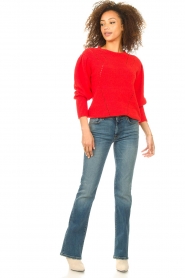 Suncoo |  Knitted sweater Picco | red  | Picture 3
