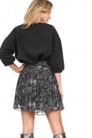 Berenice |  Printed skirt Janis | blue   | Picture 8