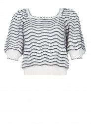  Knitted sweater Perez | white