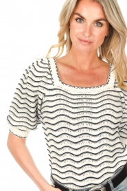 Suncoo |  Knitted sweater Perez | white  | Picture 7