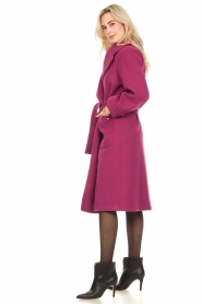 Kocca |  Wrap coat Zirtice | pink  | Picture 5