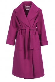 Kocca |  Wrap coat Zirtice | pink  | Picture 1