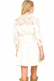 Suncoo |  Broderie dress Camelia | white  | Picture 7