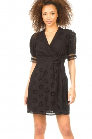 Suncoo |  Broderie dress Chance | black  | Picture 6