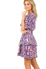 Suncoo |  Dress with print Caeli | purple  | Picture 6