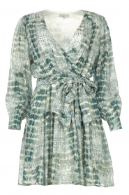 Suncoo |  Tie-dye dress with lurex Carrie| blue  | Picture 1