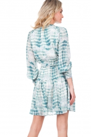 Suncoo |  Tie-dye dress with lurex Carrie| blue  | Picture 7