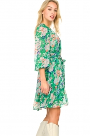 Suncoo |  Dress with floral print Clem | green   | Picture 5