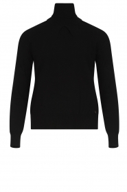 Kocca |  Turtleneck sweater Vaim | black