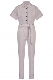 Freebird |  Jumpsuit with flared sleeves Polly | lilac