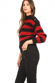 Kocca |  Striped sweater Ninay | red  | Picture 8