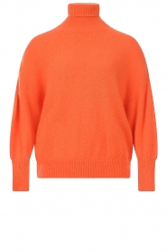 Kocca |  Soft turtleneck sweater Dirber | orange