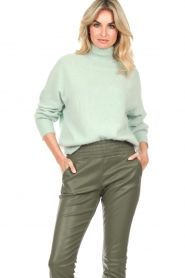Kocca :  Soft turtleneck sweater Dirber | blue - img2