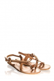 Leather sandals Fay | camel