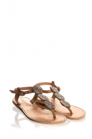 Laidback London | Leather sandals Emma | brown  | Picture 1