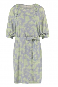 Freebird |  Dress with tie dye print Kimber | green  | Picture 1