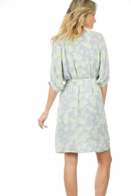 Freebird :  Dress with tie dye print Kimber | green - img7