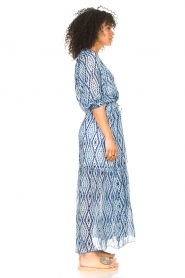 Set | Maxi-jurk met tie dye print Lee | blauw  | Afbeelding 6