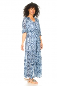 Set | Maxi-jurk met tie dye print Lee | blauw  | Afbeelding 5