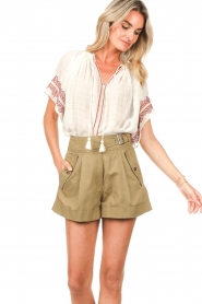 Vanessa Bruno :  Cargo shorts Tobby | armygreen - img4