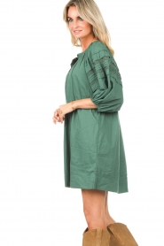 Vanessa Bruno :  Dress with puff sleeves Teva | green - img6