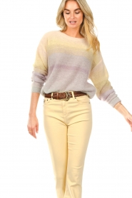 Vanessa Bruno |  Knitted sweater with ombré effect Teadora | multi  | Picture 4