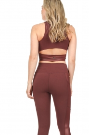 Lune Active |  Sports top with open back Bobby | bordeaux  | Picture 7