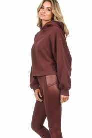 Lune Active :  Sports sweater with logo Nomi | bordeaux - img6