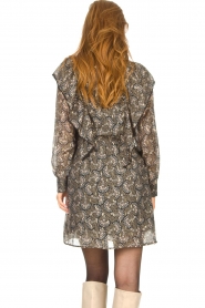 Sofie Schnoor |  Dress with print Tamira | black  | Picture 8