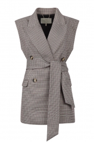 Checkered waistcoat Emia | grey