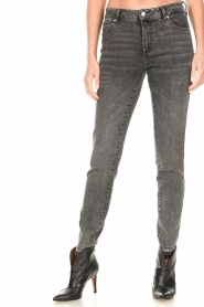 Tomorrow Denim :  Mid-waist skinny jeans Dylan L32 | grey - img6
