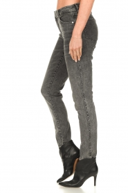 Tomorrow Denim |  Mid-waist skinny jeans Dylan L32 | grey  | Picture 8
