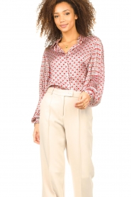 Liu Jo |  Printed blouse Dina | pink  | Picture 4