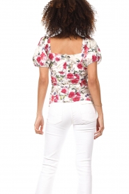 Liu Jo |  Floral top Alicia | white  | Picture 7