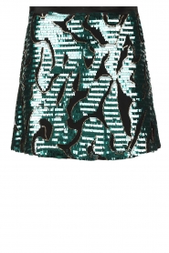 Silvian Heach |  Sequin skirt Bighier | green   | Picture 1