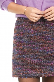 Silvian Heach |  Bouclé skirt Fremin | purple   | Picture 8