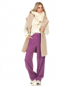 Silvian Heach :  Trousers Mushan | purple  - img2