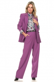 Silvian Heach :  Trousers Mushan | purple  - img3