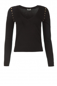 Liu Jo |  Top with ring details Otis | black  | Picture 1