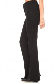 Silvian Heach |  Flared pants with slits Hawark | black    | Picture 8