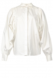 Silvian Heach |   Blouse with batwing sleeves Lamarsa | white  | Picture 1