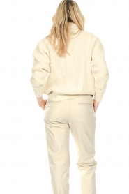 Silvian Heach |  Knitted turtleneck sweater Cezar | natural   | Picture 7