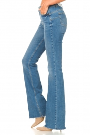 Liu Jo Denim | Flared jeans L36 Nivy | donkerblauw   | Afbeelding 7