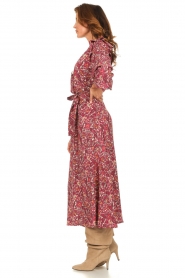Aaiko |  Floral midi dress Somer | pink  | Picture 6
