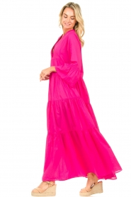 Devotion |  Cotton maxi dress Rochella | pink  | Picture 6