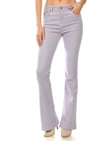 Lois Jeans |  High rise flared jeans L34 Raval | purple  | Picture 4